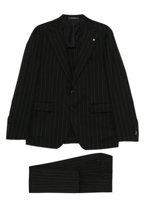 Tagliatore pinstripe suit - Black
