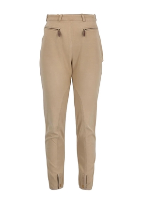Hermès Pre-Owned cotton trousers - Neutrals