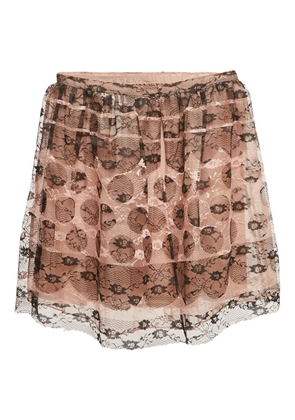 RED Valentino tulle lace skirt - Neutrals