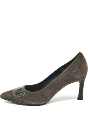 Tod's Vintage 75mm suede pumps - Grey