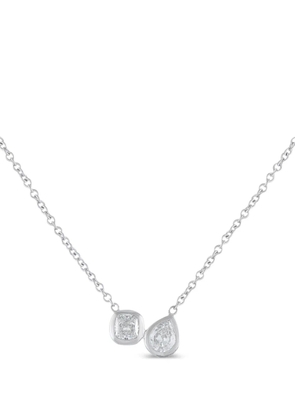 LB Exclusive diamond pendant necklace - Silver