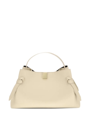 Yuzefi Gyoza pebble-leather tote bag - Neutrals