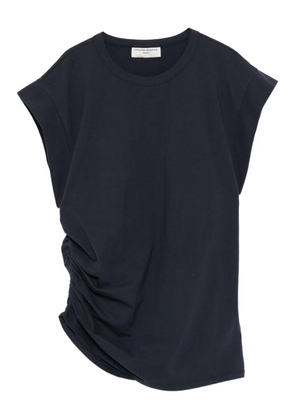 Officine Generale Isabelle ruched knitted top - Blue
