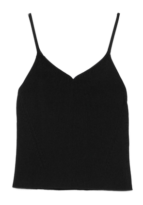 CFCL ribbed V-neck top - Black