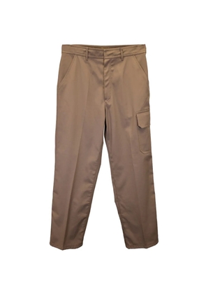 Valentino Garavani Pre-Owned flap pocket wide-leg trousers - Neutrals