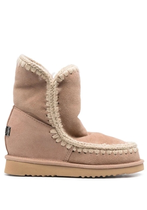 Mou Eskimo faux fur-lined boots - Neutrals