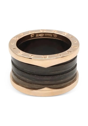 Bvlgari Pre-Owned 18K rose gold B-zero1 ring - Pink