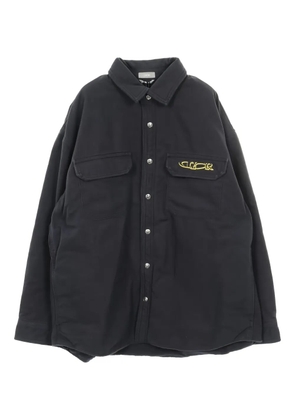 Christian Dior Pre-Owned 2020s logo-embroidered shirt - Black