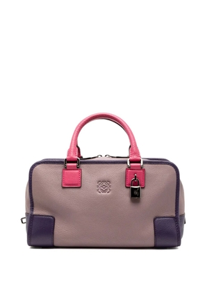 Loewe Pre-Owned 2012 Tricolor Goatskin Amazona 28 handbag - Purple