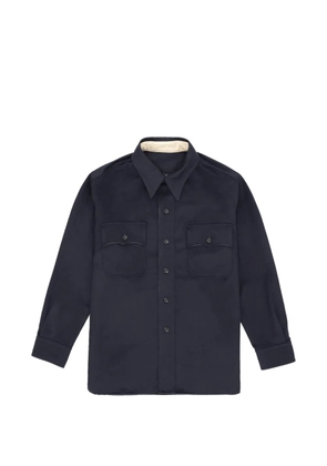 Fortela Cpo2.0 front-pocket shirt - Blue