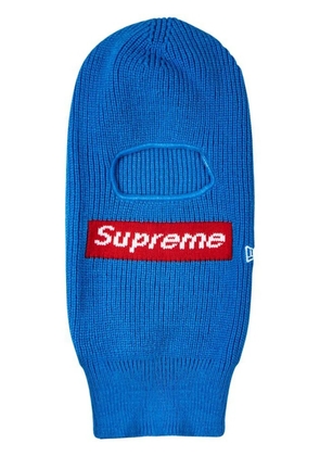 Supreme x New Era Box Logo knitted balaclava - Blue