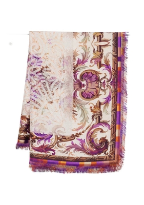 Pierre-Louis Mascia floral-pattern scarf - Neutrals