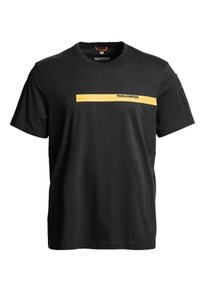 Parajumpers Tape stripe-logo T-shirt - Black
