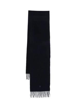 Polo Ralph Lauren fringed cashmere scarf - Blue