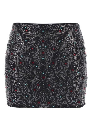 VENUJA sequin-embellished skirt - Black