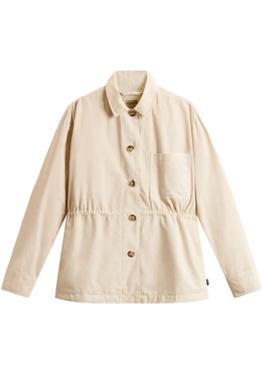 Woolrich gabardine overshirt - Neutrals