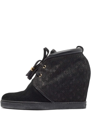 Louis Vuitton Pre-Owned leather sneakers - Black