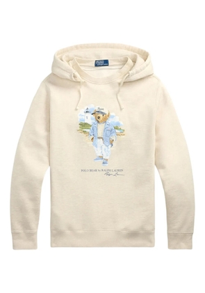 Polo Ralph Lauren Bear-motif hoodie - Neutrals