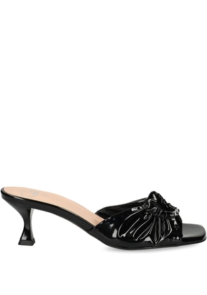 Love Moschino leather sandals - Black