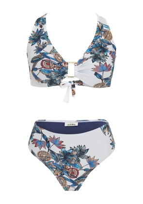 Amir Slama floral-print bikini - White