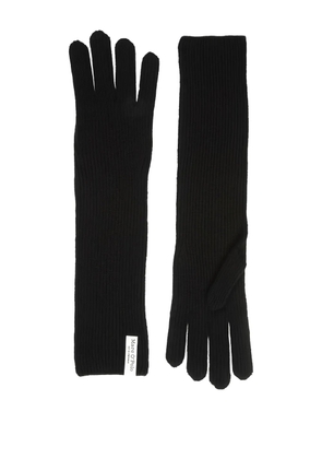 Marc O'Polo ribbed gloves - Black