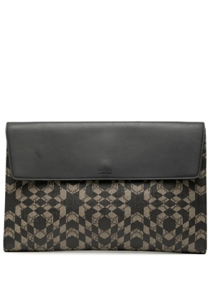 Gucci Pre-Owned 2016-2025 GG Supreme Caleido clutch bag - Black