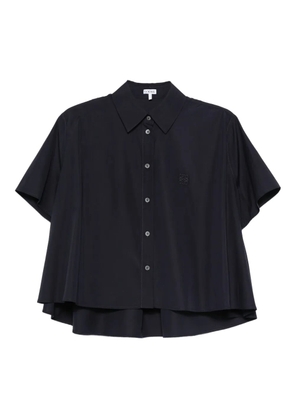 LOEWE short-sleeve trapeze shirt - Blue