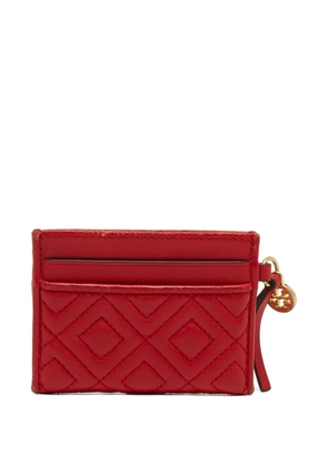 Tory Burch pre-owned quilted leather card holder - Red