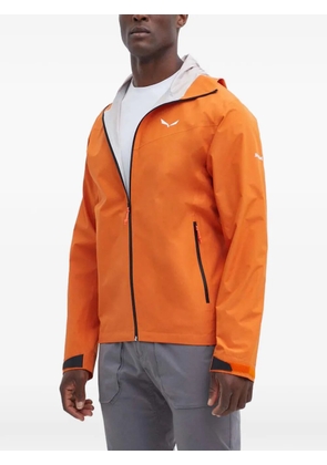 Salewa Puez 2.5L hooded zip jacket - Orange