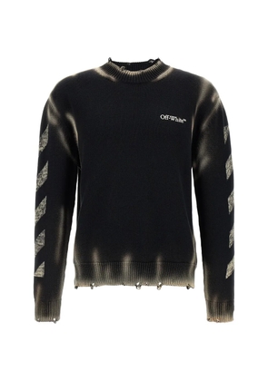 Off-White Diag Arr Corrosion sweater - Black