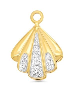 Sara Weinstock 18K yellow gold sea shell-pendant diamond charm