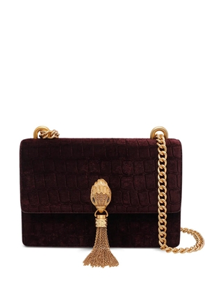 Kurt Geiger London frontal-logo shoreditch shoulder bag - Purple