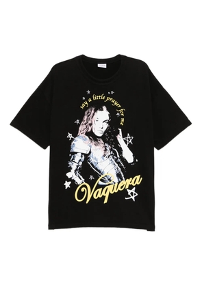 Vaquera graphic-print T-shirt - Black