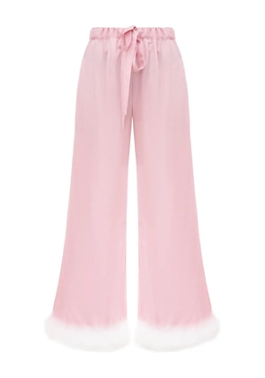 Sleeper Bisou Bisou feather trousers - Pink
