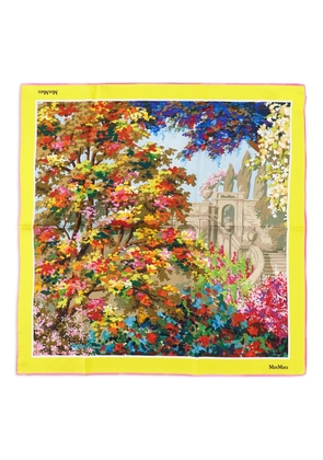 Max Mara printed scarf - Yellow