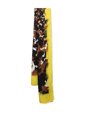 Roberto Cavalli Vintage pre-owned abstract-print scarf - Yellow