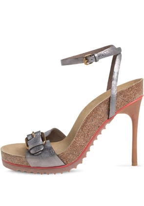 Stella McCartney Pre-Owned 105mm buckled sandals - Silver