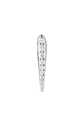 Melissa Kaye 18K white gold diamond Lola Needle earrings - Silver