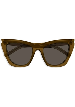 Saint Laurent Eyewear Kate sunglasses - Brown