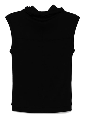 Thom Krom hooded vest - Black