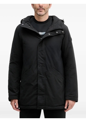 Colmar hooded logo-patch jacket - Black