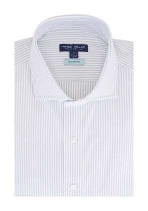 Peter Millar striped-pattern buttoned shirt - Grey