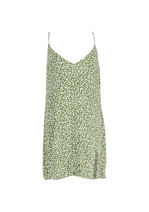 Reformation Marlowe side-split mini dress - Green