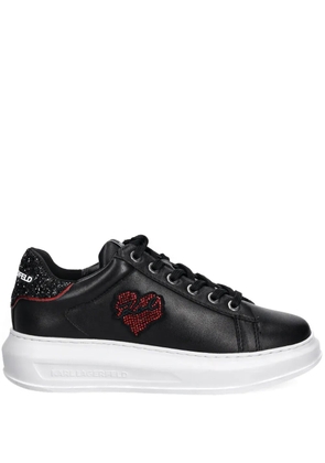 Karl Lagerfeld Kapri Metal Maison Glitter sneakers - Black