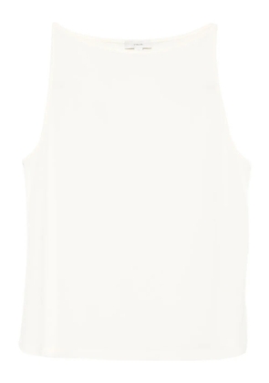 Vince boat-neck sleeveless top - Neutrals