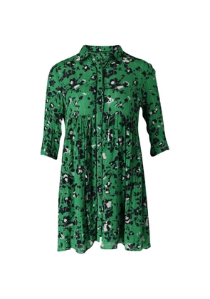 Ba&Sh floral buttoned mini dress - Green