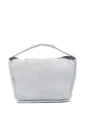 Patrizia Pepe medium Contemporary Hobo suede tote bag - Blue