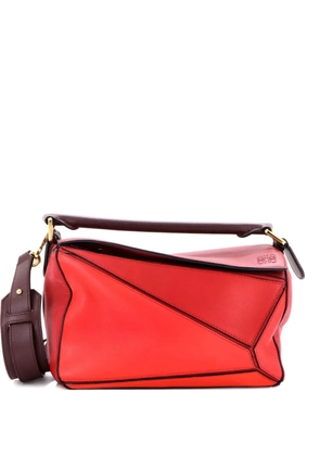 Loewe Pre-Owned Puzzle Bag Leather Small satchel - Red