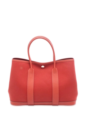 Hermès Pre-Owned 2020 Toile Garden Party TPM tote bag - Red
