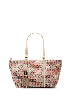 Fendi Pre-Owned 2010-2025 Mini Zucchino Canvas Floral Superstar tote bag - Multicolour